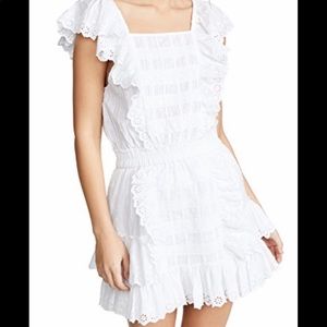 NWT LoveShackFancy ‘Margaret Dress’ in White